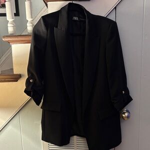 Zara oversized Black Women's Blazer